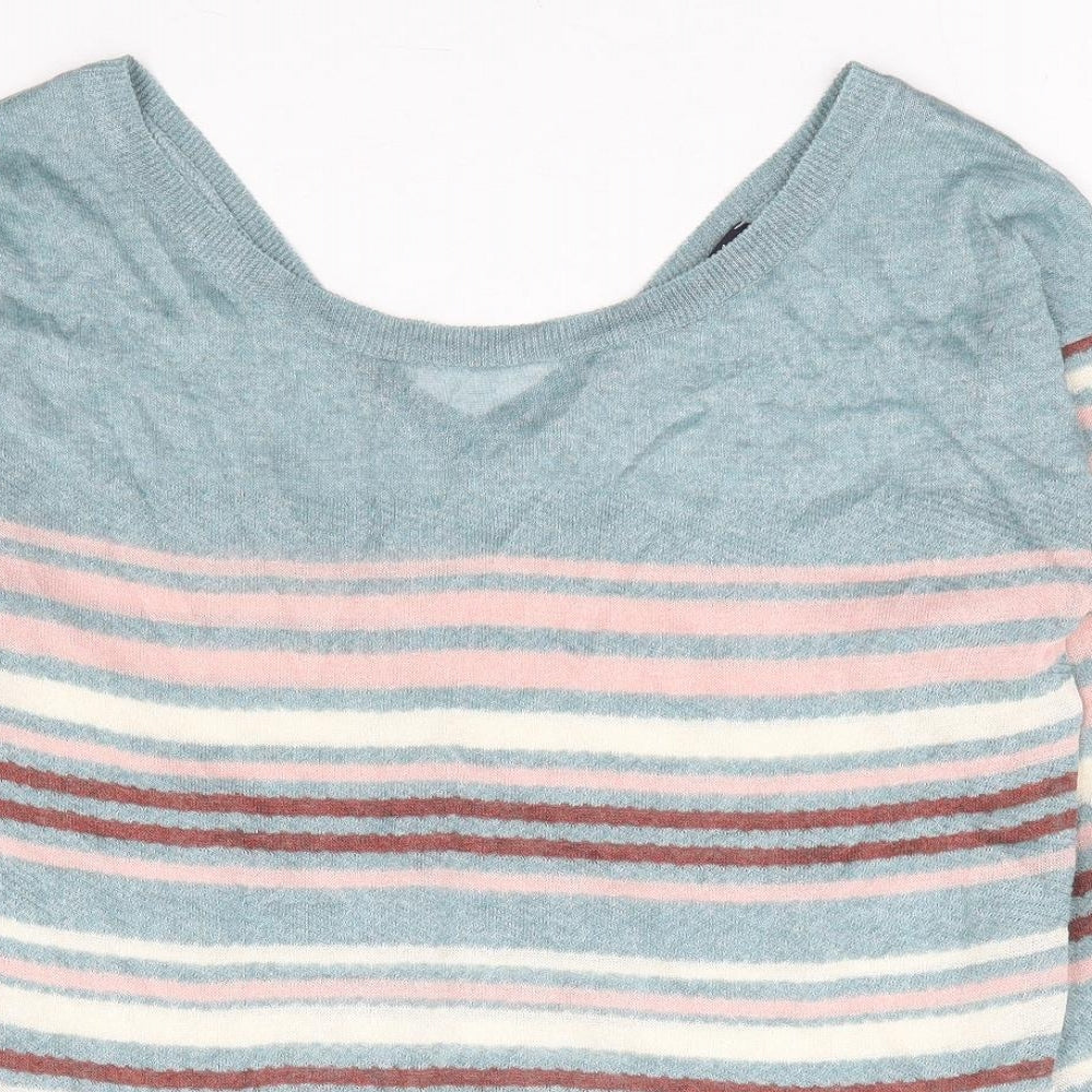 Womens UK Size S Promod Multicoloured Pullover Jumper