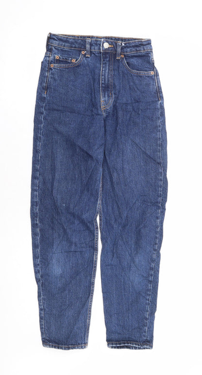 Womens UK Size 24 in Weekday Regular Fit Skinny Blue Jeans