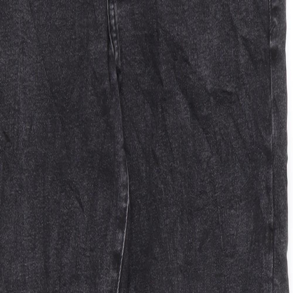 New Look Mens Black Cotton Skinny Jeans Size 30 in L31 in Regular Zip