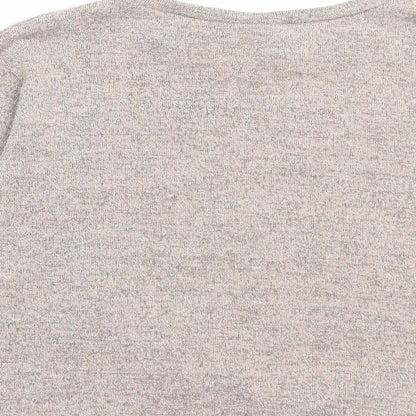 Matalan Girls Pink Polyester Basic Casual Size 9 Years Crew Neck Pullover - Shine Like The Stars In The Sky