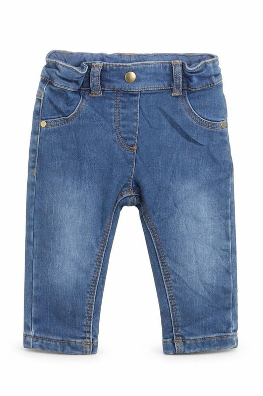 Marks and Spencer Girls Blue Coir Capri Jeans Size 3-6 Months Pullover