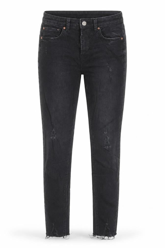 Womens UK Size 8 Denim & Co. Regular Fit Skinny Black Jeans