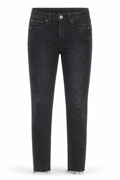 Womens UK Size 8 Denim & Co. Regular Fit Skinny Black Jeans