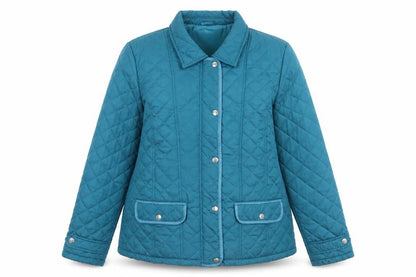 Womens UK Size 10 Originals Blue Quilted Coat