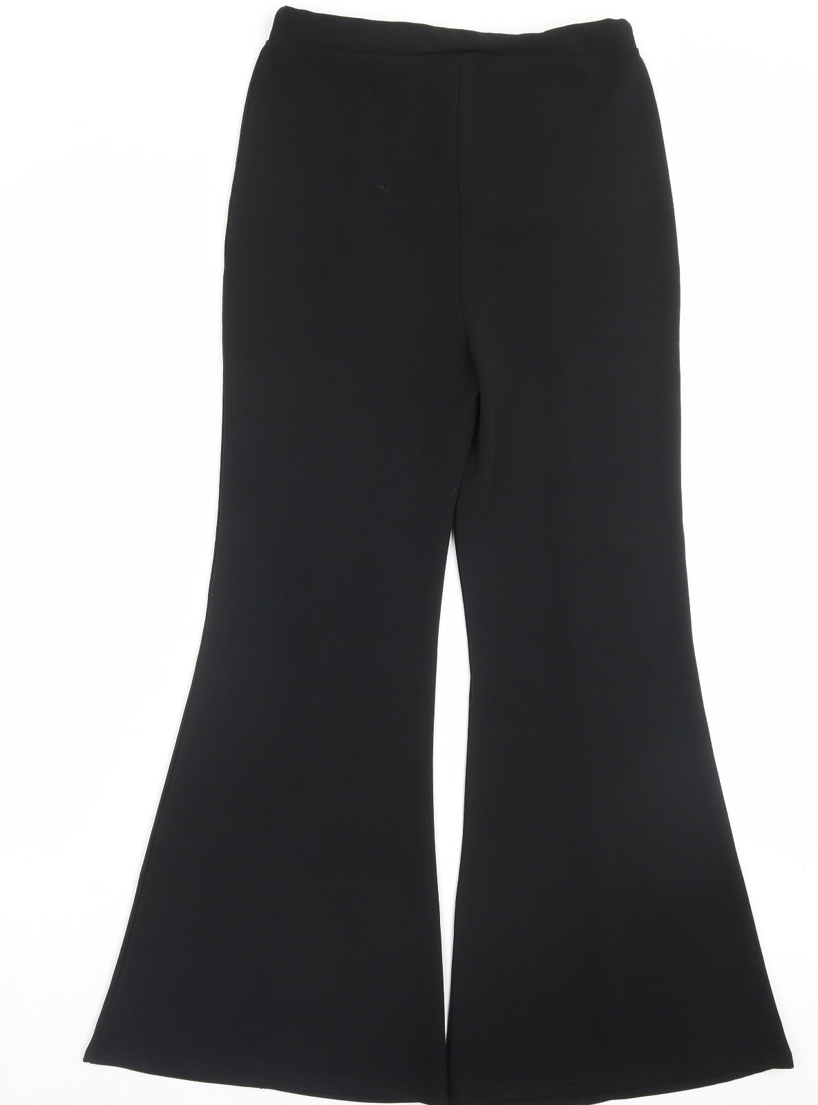 Cameo Rose Womens Black Polyester Trousers Size 12 L28 in Regular