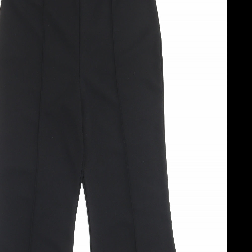 Cameo Rose Womens Black Polyester Trousers Size 12 L28 in Regular