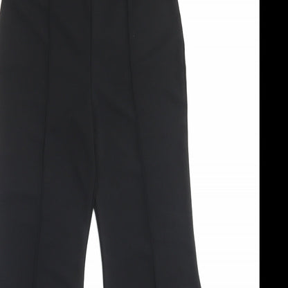 Cameo Rose Womens Black Polyester Trousers Size 12 L28 in Regular