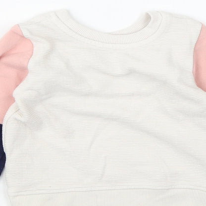 Primark Girls Multicoloured Polyester Pullover Sweatshirt Size 2-3 Years Pullover - Cute
