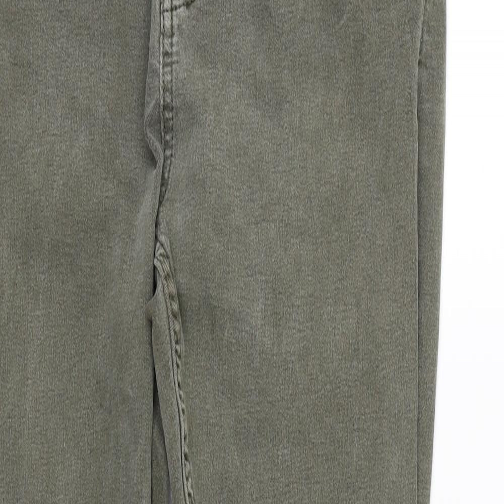 Womens UK Size 10 Marks and Spencer Regular Fit Skinny Green Jeans