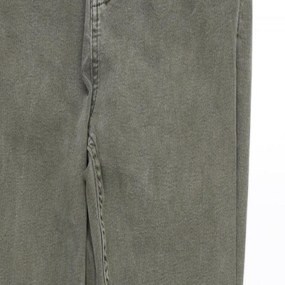 Womens UK Size 10 Marks and Spencer Regular Fit Skinny Green Jeans