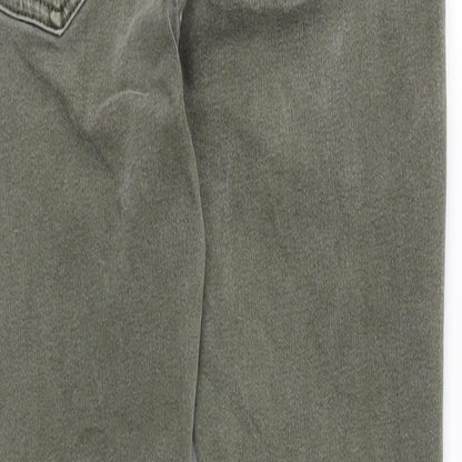 Womens UK Size 10 Marks and Spencer Regular Fit Skinny Green Jeans