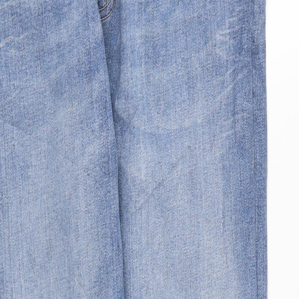 New Look Mens Blue Cotton Skinny Jeans Size 36 in L27 in Regular Zip - Super Skinny
