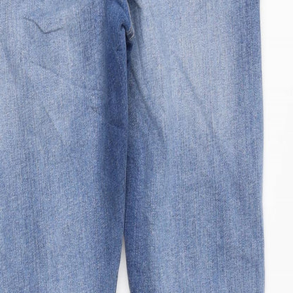 New Look Mens Blue Cotton Skinny Jeans Size 36 in L27 in Regular Zip - Super Skinny