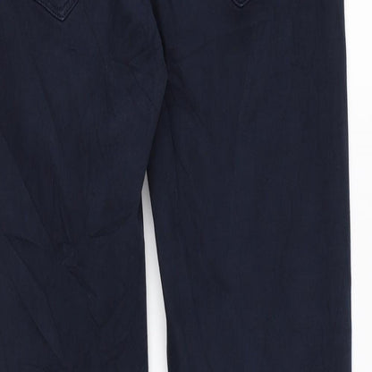 B.S Jeans Womens Blue Cotton Skinny Jeans Size 8 L30 in Regular Zip