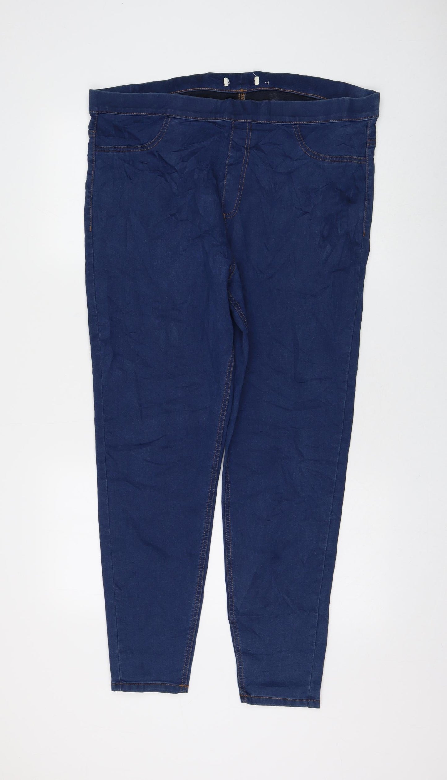 Womens UK Size 39 in Preworn Regular Fit Jegging Blue Jeans