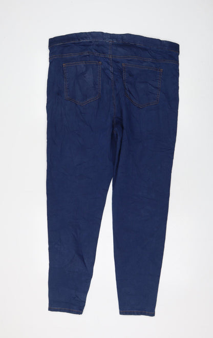 Womens UK Size 39 in Preworn Regular Fit Jegging Blue Jeans