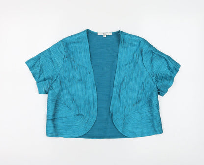 Womens UK Size L Klass Blue Cardigan Jumper