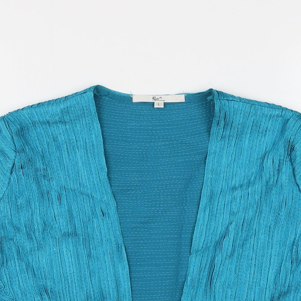 Womens UK Size L Klass Blue Cardigan Jumper
