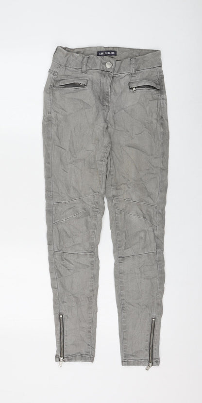 Womens UK Size 8 Marks and Spencer Regular Fit Skinny Grey Jeans