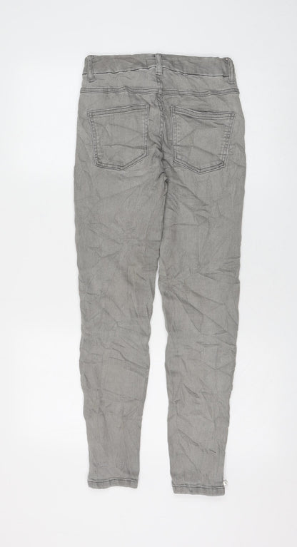Womens UK Size 8 Marks and Spencer Regular Fit Skinny Grey Jeans