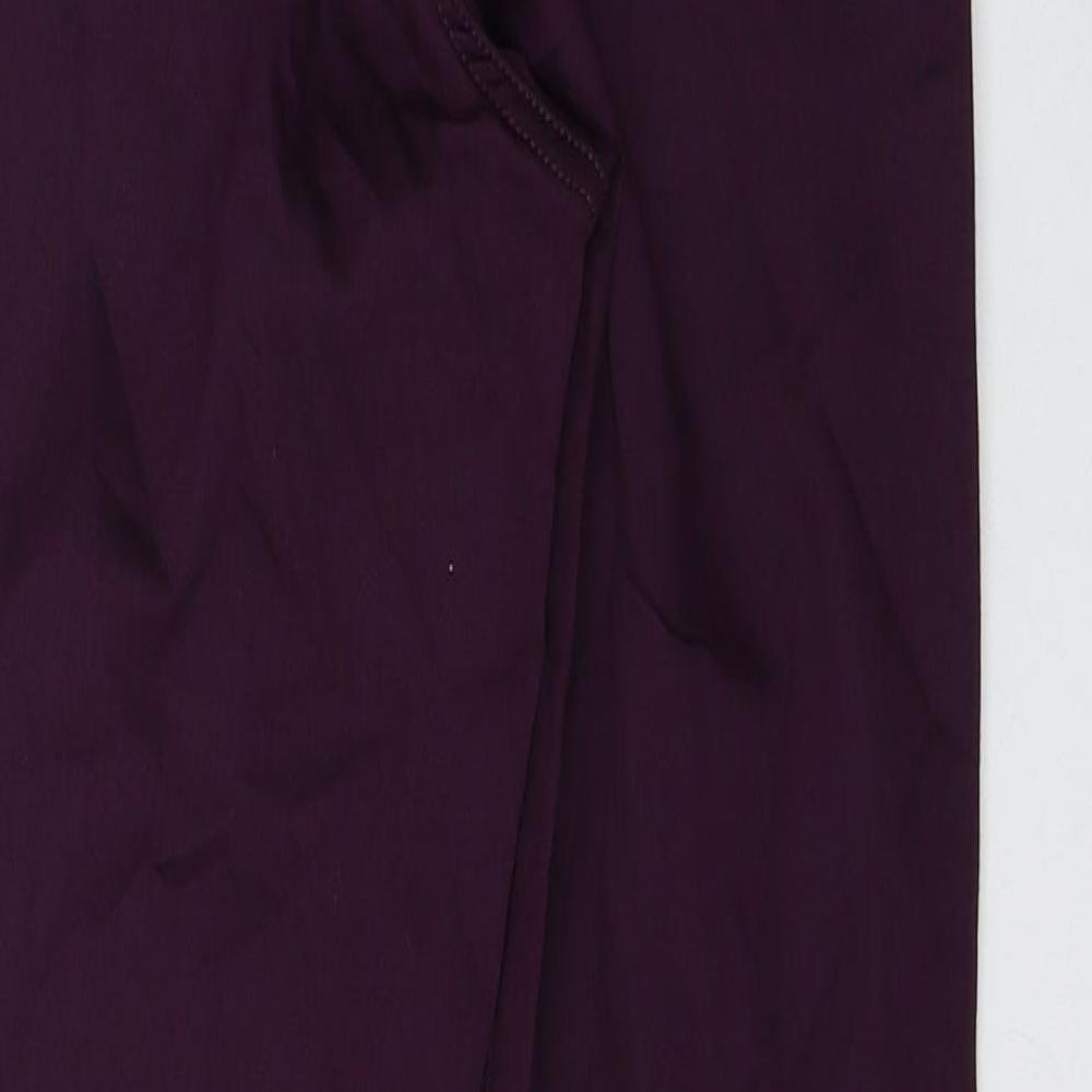 Marks and Spencer Womens Purple Cotton Jegging Jeans Size 6 L28 in Regular