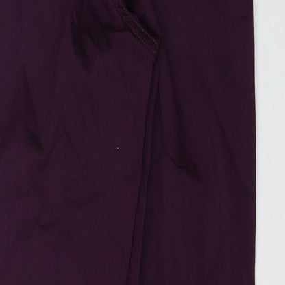 Marks and Spencer Womens Purple Cotton Jegging Jeans Size 6 L28 in Regular