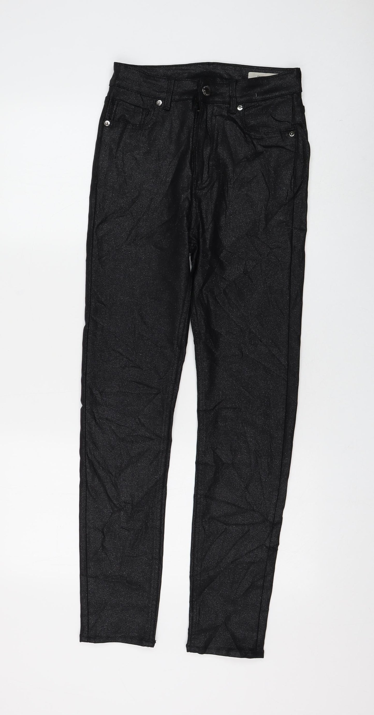 Womens UK Size 10 Marks and Spencer Regular Fit Skinny Black Jeans