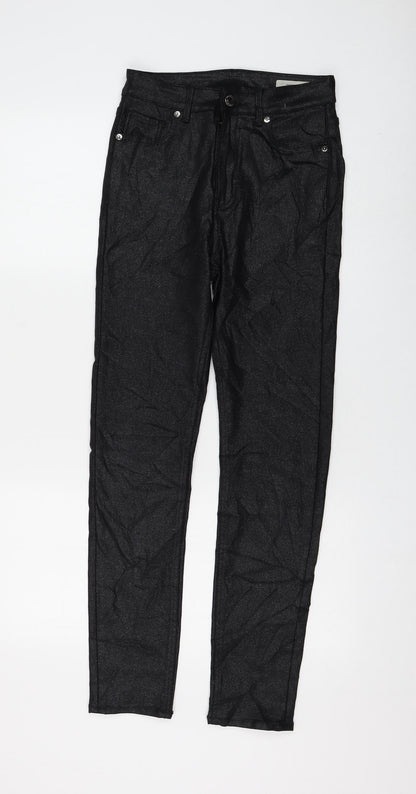 Womens UK Size 10 Marks and Spencer Regular Fit Skinny Black Jeans
