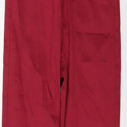 Womens UK Size 8 Marks and Spencer Regular Fit Jegging Red Jeans