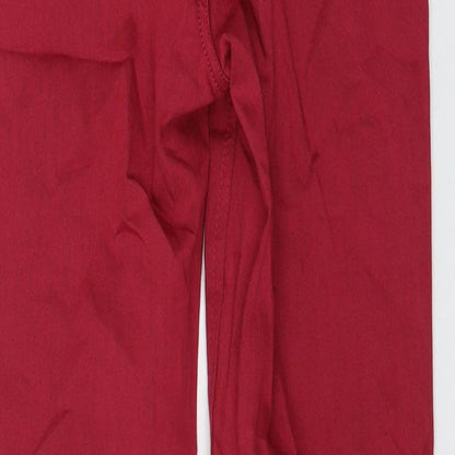 Womens UK Size 8 Marks and Spencer Regular Fit Jegging Red Jeans