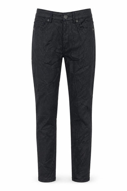 Marks and Spencer Womens Black Viscose Skinny Jeans Size 8 L27 in Regular Zip