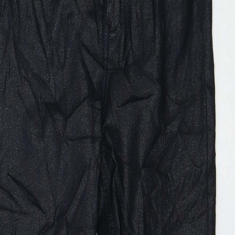 Marks and Spencer Womens Black Viscose Skinny Jeans Size 8 L27 in Regular Zip