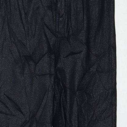 Marks and Spencer Womens Black Viscose Skinny Jeans Size 8 L27 in Regular Zip