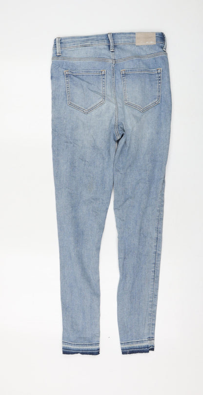 Womens UK Size 8 Marks and Spencer Regular Fit Skinny Blue Jeans