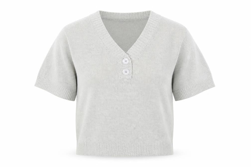 Womens UK Size 10 Damart Grey Pullover Jumper