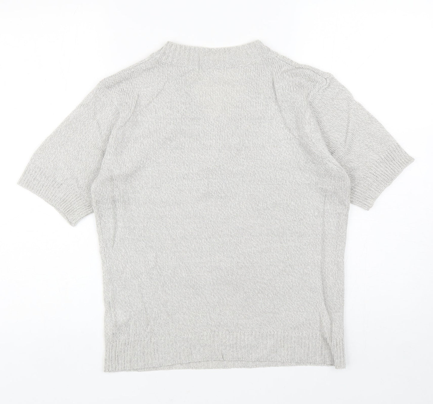 Womens UK Size 10 Damart Grey Pullover Jumper