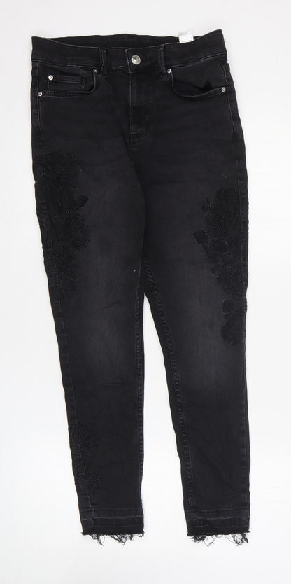 Womens UK Size 12 Marks and Spencer Regular Fit Skinny Black Jeans