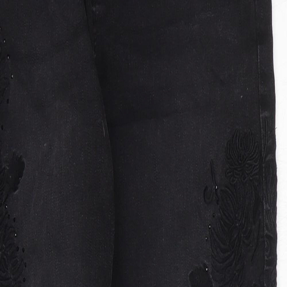 Womens UK Size 12 Marks and Spencer Regular Fit Skinny Black Jeans