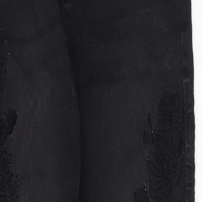 Womens UK Size 12 Marks and Spencer Regular Fit Skinny Black Jeans