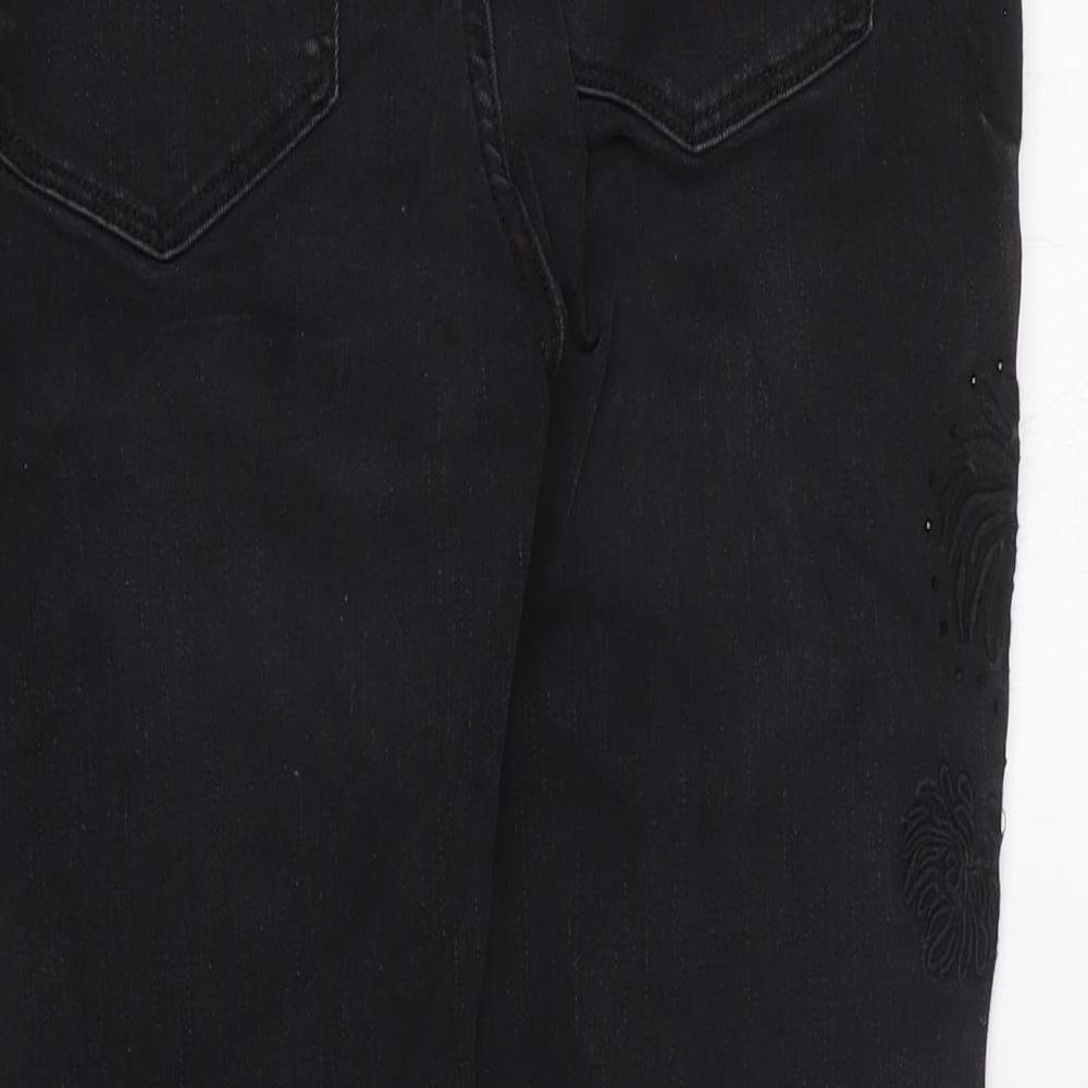 Womens UK Size 12 Marks and Spencer Regular Fit Skinny Black Jeans