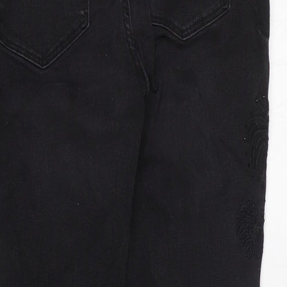 Womens UK Size 12 Marks and Spencer Regular Fit Skinny Black Jeans
