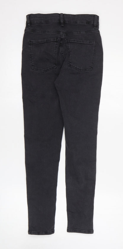 Womens UK Size 8 Marks and Spencer Regular Fit Skinny Grey Jeans