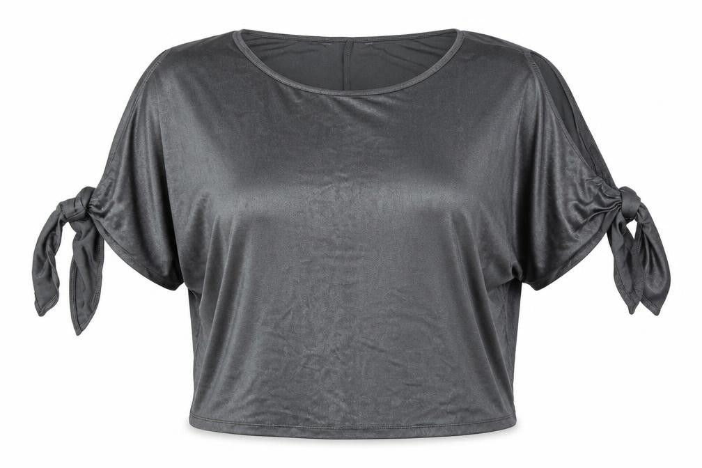 Womens UK Size 14 Preworn Grey Basic Blouse