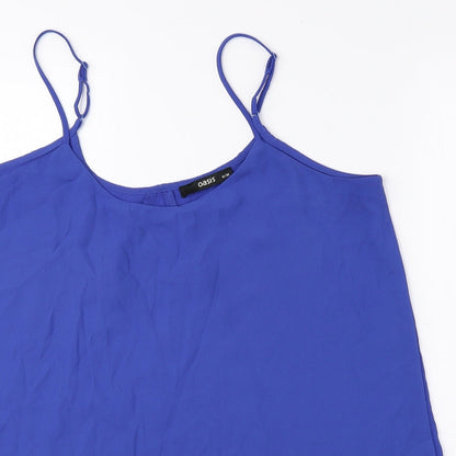 Womens UK Size 10 Oasis Blue Basic Tank