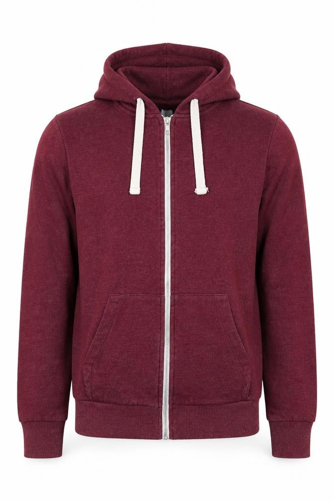 Mens UK Size XS Divided by H&M Red Full Zip Hoodie