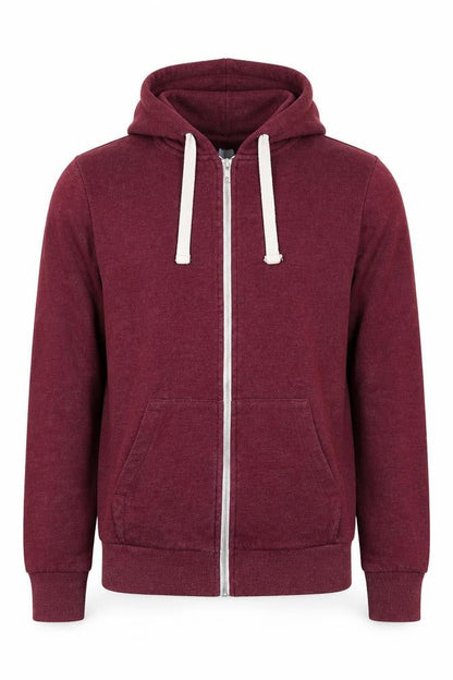Mens UK Size XS Divided by H&M Red Full Zip Hoodie