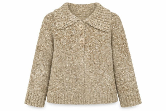 Womens UK Size M Pure & Natural Yellow Cardigan Jumper