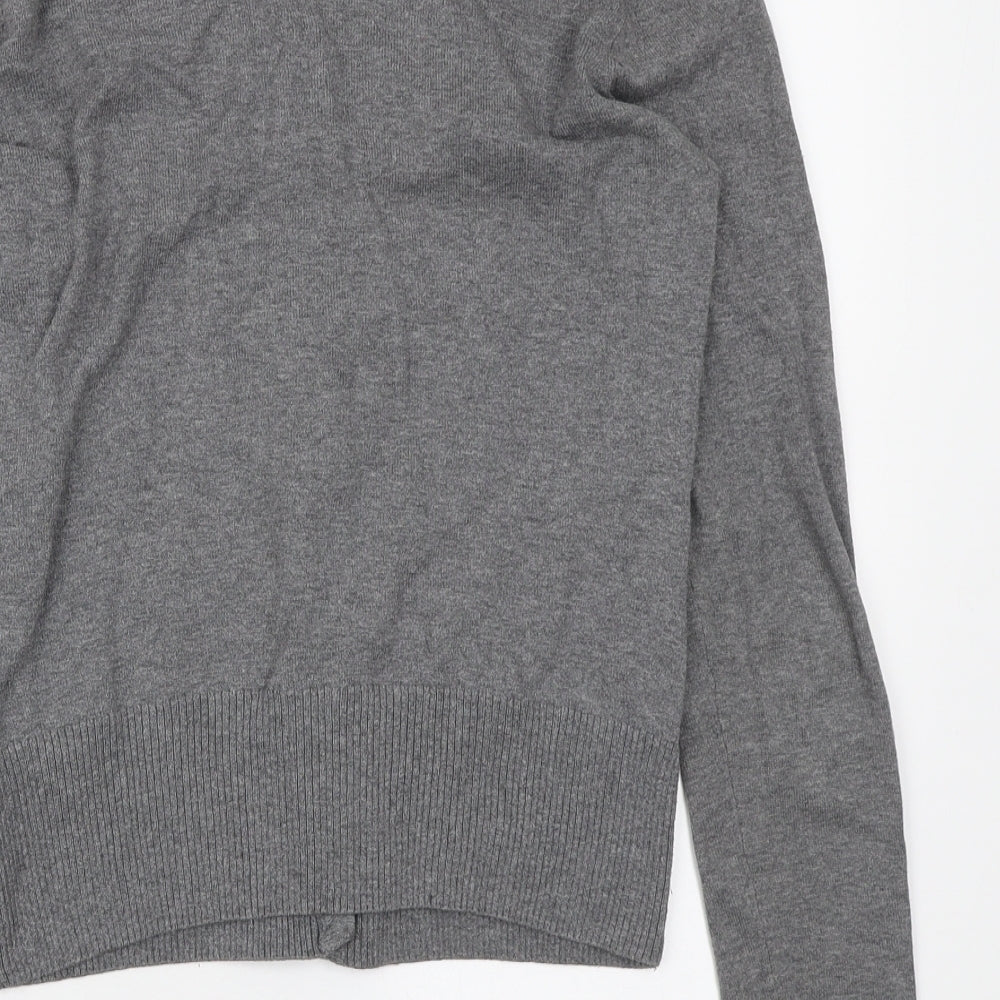 Womens UK Size S H&M Grey Cardigan Jumper