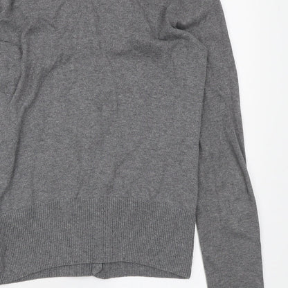 Womens UK Size S H&M Grey Cardigan Jumper