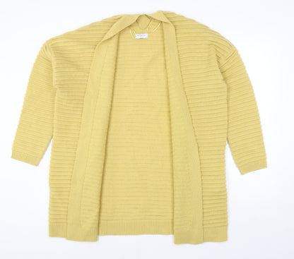 Womens UK Size L Papaya Yellow Pullover Jumper